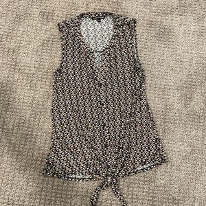 Cotton patterned tank top